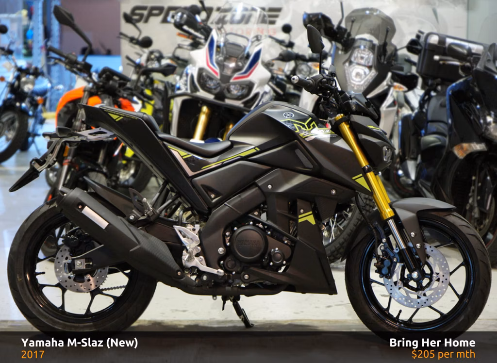 Yamaha M Slaz ABS 2017 (New)