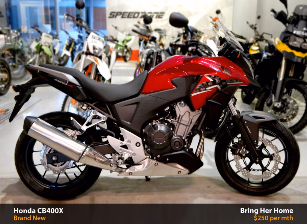 Honda CB400X Red ABS 2015 (New)