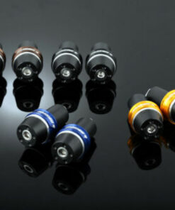 Bikers White Superlene Head Bar End Plugs (use with Bikers Handle Bar) for Honda MSX125