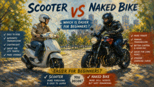 Scooter vs Naked Bike: Which Is Easier for Beginners?