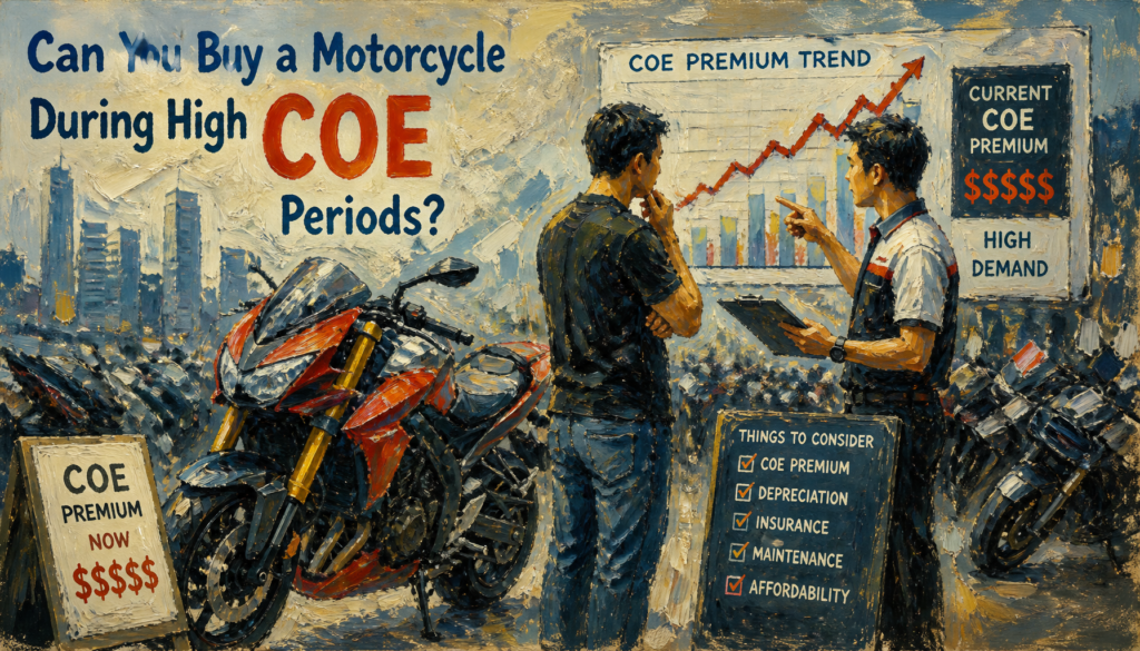 Can You Buy a Motorcycle During High COE Periods?